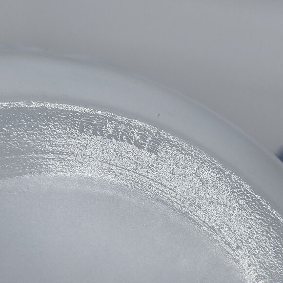 Set 4 Arcopal France HONORINE Coupe Cereal Soup Bowls 7" Blue & White Scalloped - Picture 7 of 8